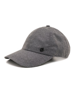 Gray Cupro Baseball Cap