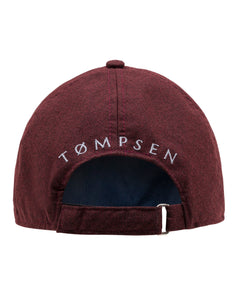 Burgundy Cupro Baseball Cap