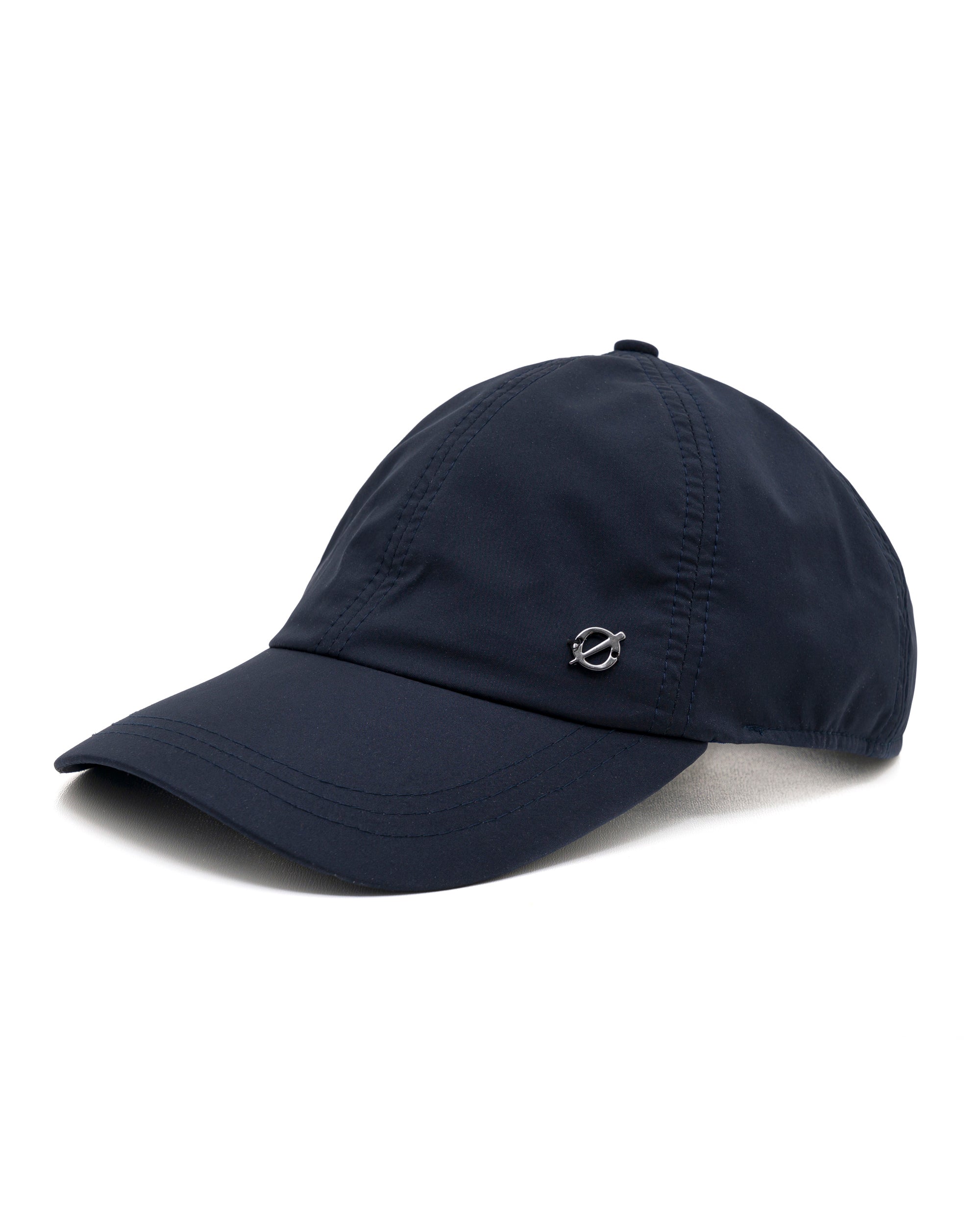 Navy Blue Cupro Baseball Cap