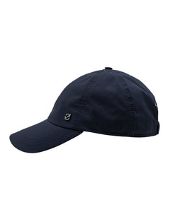 Navy Blue Cupro Baseball Cap