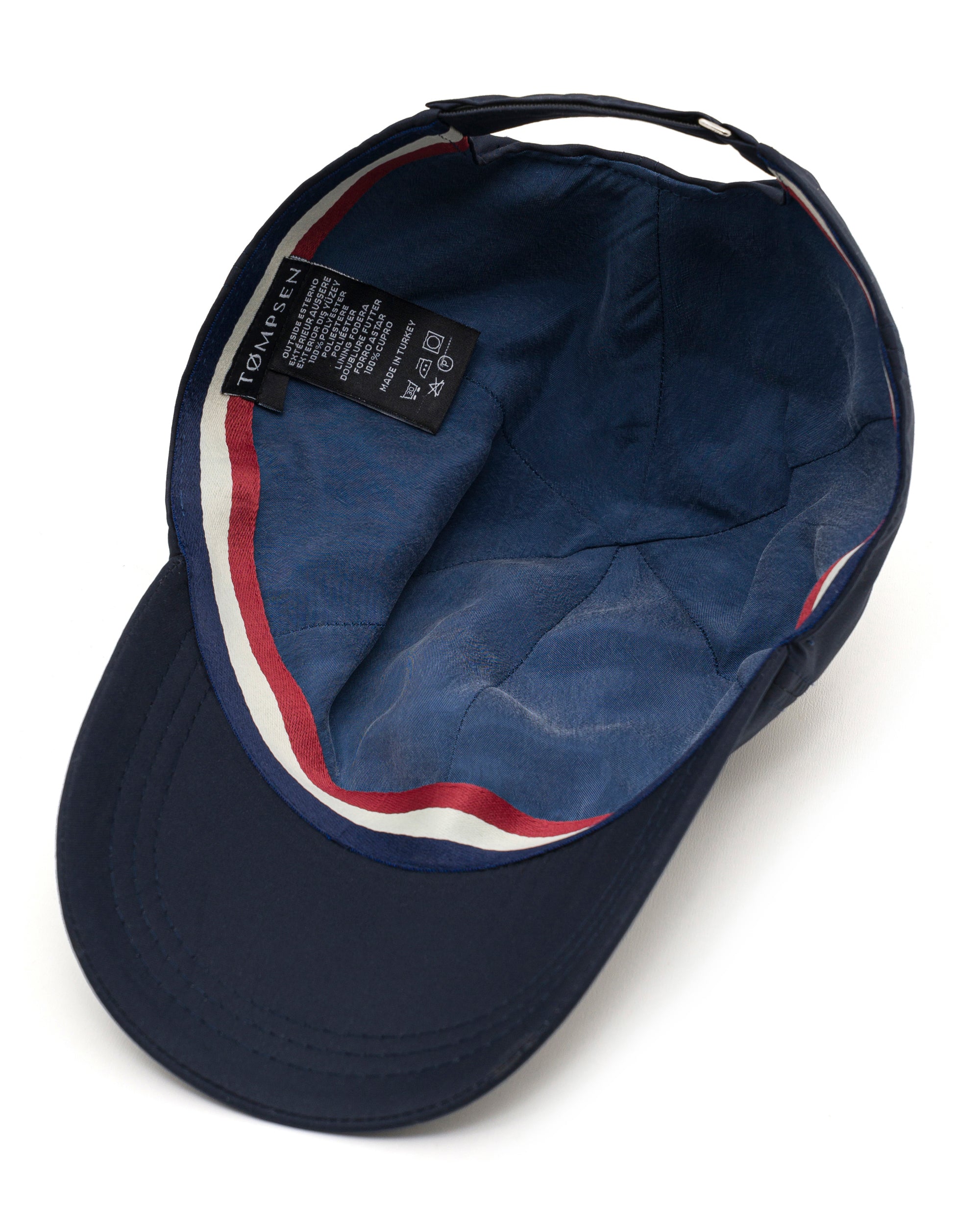 Navy Blue Cupro Baseball Cap