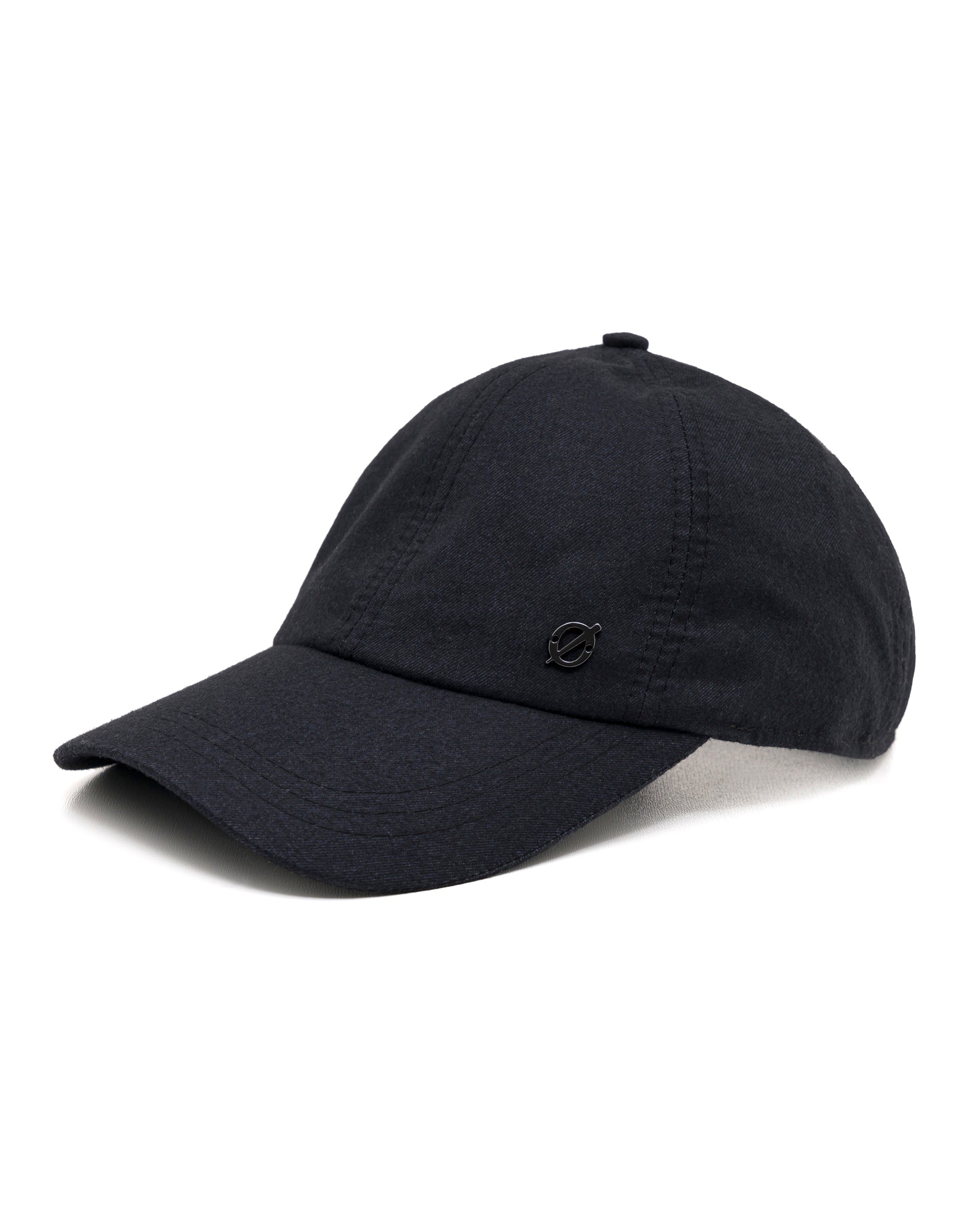 Matte Black Cupro Baseball Cap