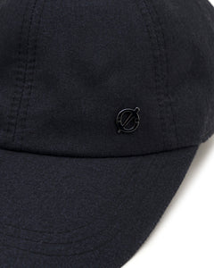 Matte Black Cupro Baseball Cap