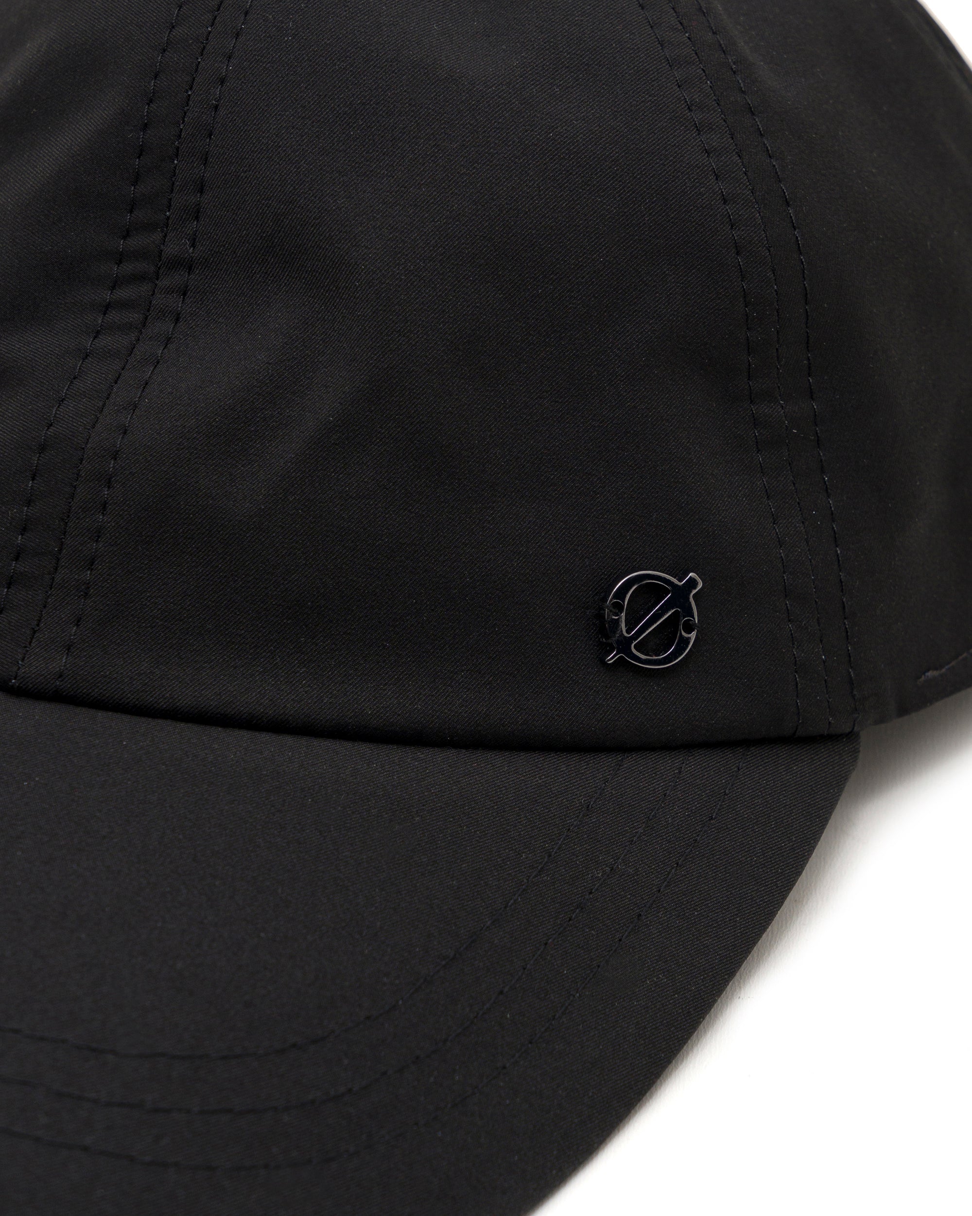 Black Cupro Baseball Cap