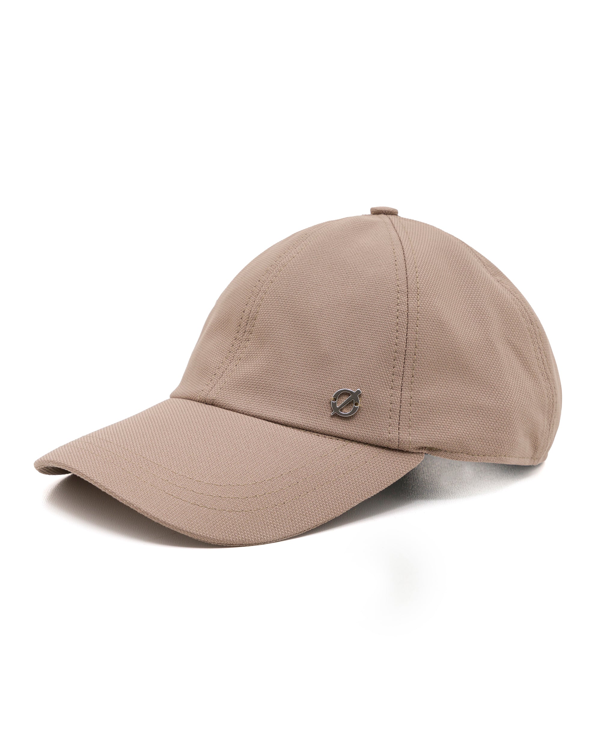 Rough Beige Cupro Baseball Cap