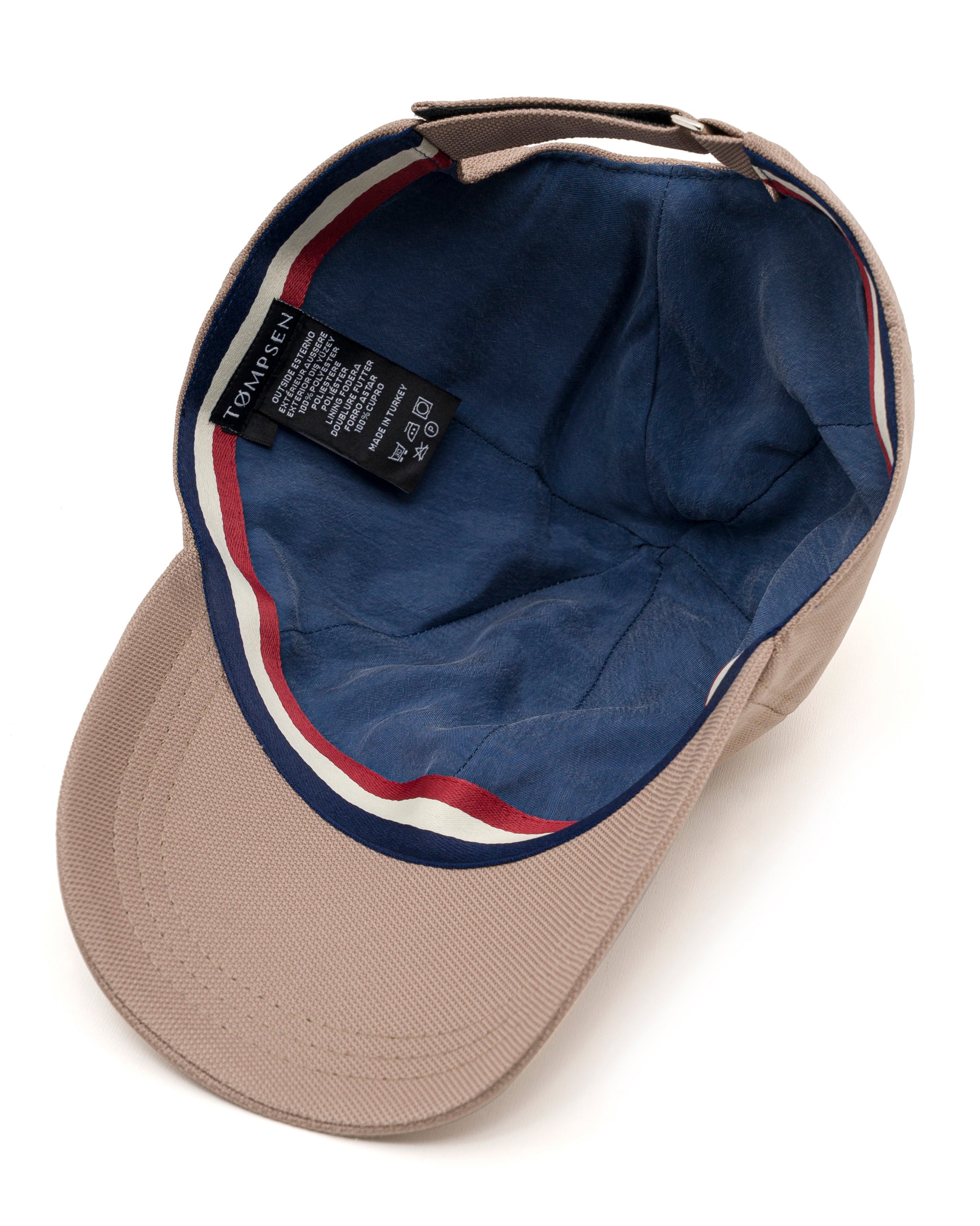 Rough Beige Cupro Baseball Cap